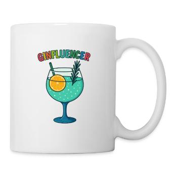 GinInfluencer Cocktail Illustration Gin - Mug - white - Right