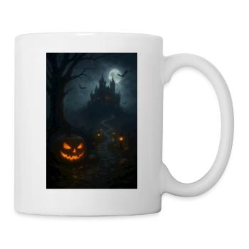 Halloween Pumpkin Goth Horror - Mug - white - Right