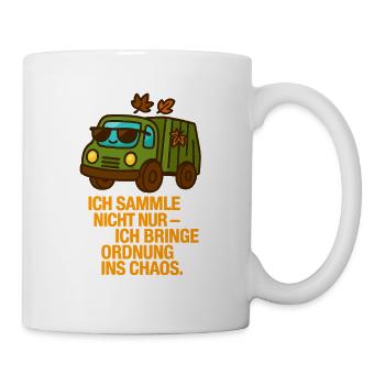ich_sammel_nicht_nur_ich_bringe_Ortnug_ins_Chao - Mug - white - Right