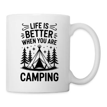 Camping Outdore Saying Camper - Mug - white - Right
