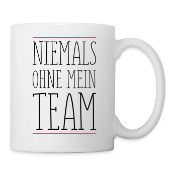 niemals_ohne_team_01 - Mug - white - Right