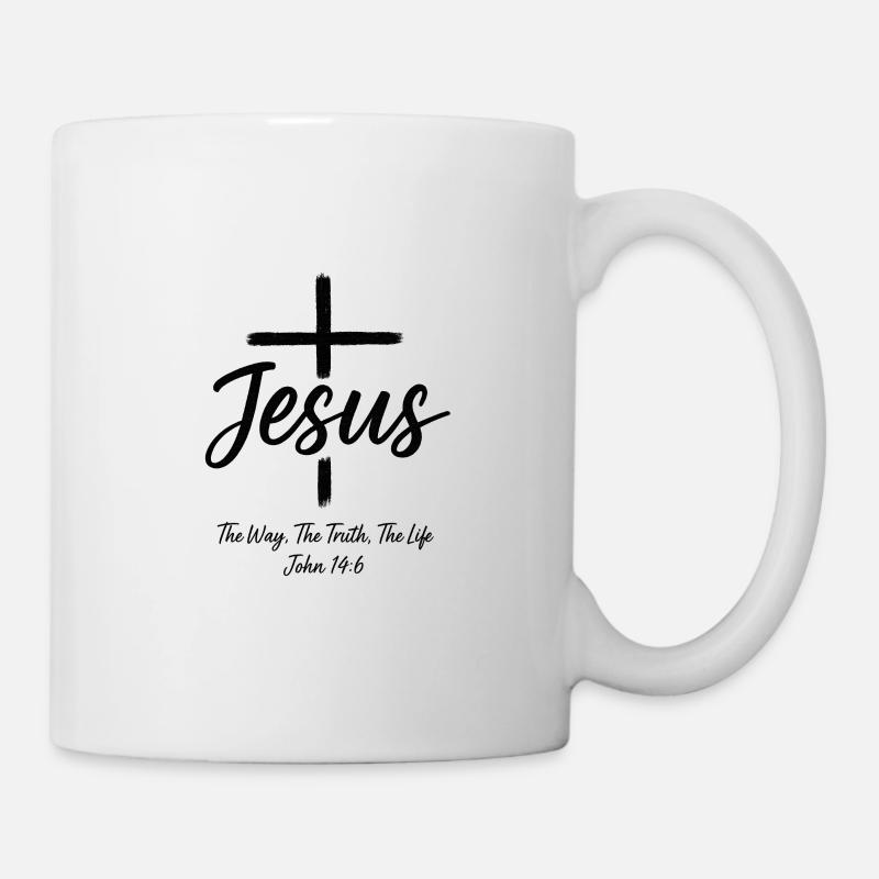 Christian Bible Quote - Jesus - Mug - white