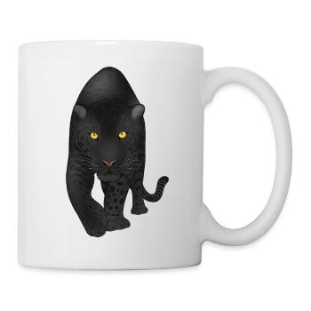 Midnight Panther, Raubkatze - Tasse - Weiß - Rechts