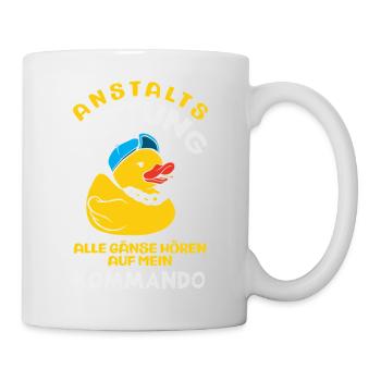 Anstaltsleitung Chef Leitung - Tasse - Weiß - Rechts