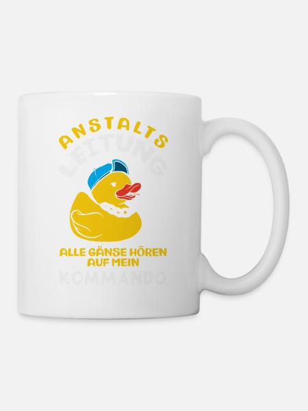 Anstaltsleitung Chef Leitung - Tasse - Weiß