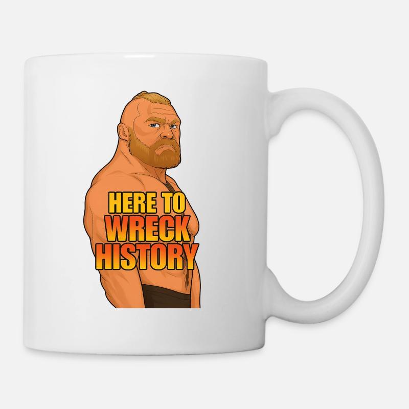 Here to Wreck History - Mug - white