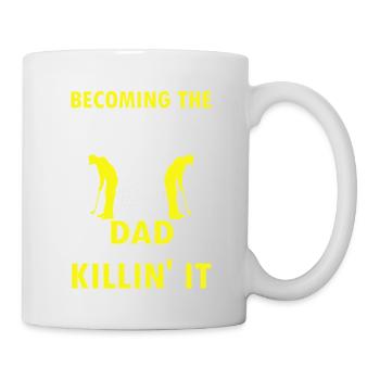 Cool Golf Dad Killing It Funny Player Pride - Mug - white - Right
