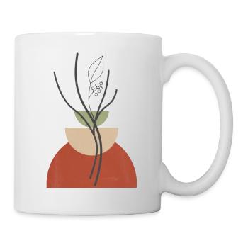 Geometric Plant Vase - Mug - white - Right