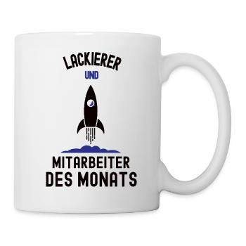 Employé du mois Vernisseur Meilleur peintre - Mug blanc - blanc - Droite