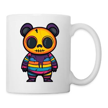 Panda Halloween Bande Dessinée Drôle - Mug blanc - blanc - Droite