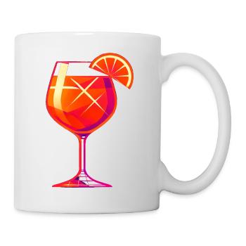 Party Spritz Glas Geschenkidee - Tasse - Weiß - Rechts