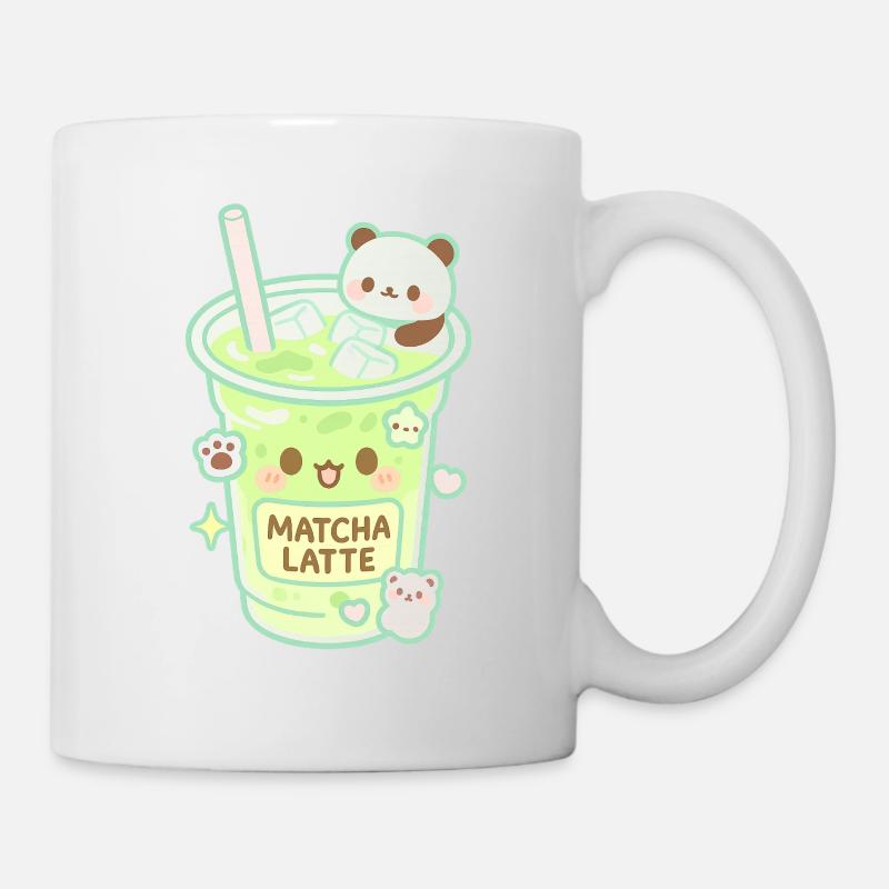 Matcha Latte Panda - Mug blanc - blanc