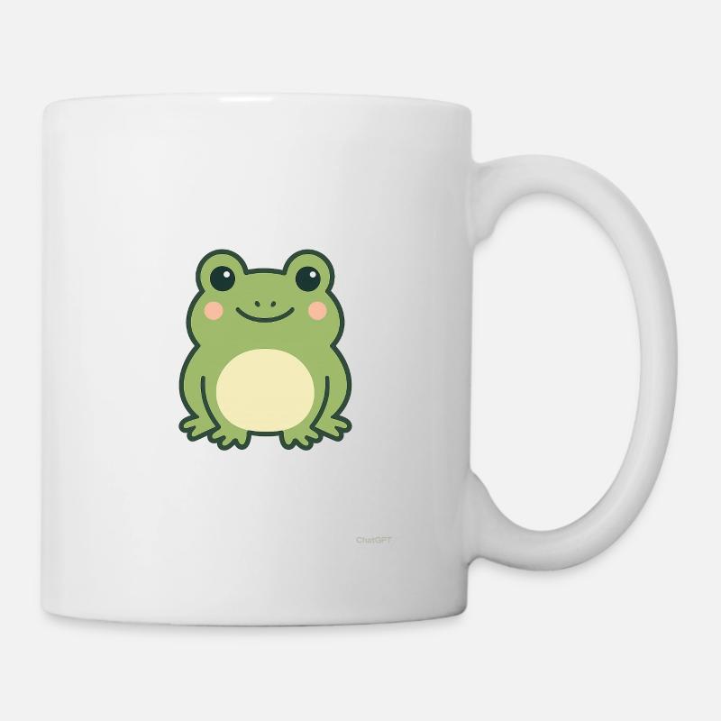 Grenouille Kawaii - Mug blanc - blanc