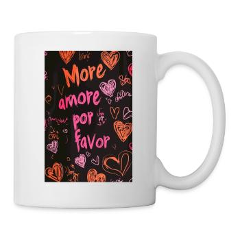 Poster More Amore, Por Favor - Mug - white - Right