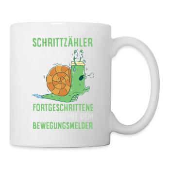 Podomètre? J’utilise le détecteur de mouvement - Mug blanc - blanc - Droite
