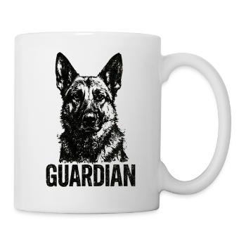 Chien Berger Allemand - Chien de Garde - Mug blanc - blanc - Droite