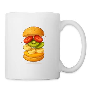 Burger Fruits  - Mug blanc - blanc - Droite