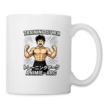 Training Ist Mein Anime Arc - Tasse - Weiß - Rechts