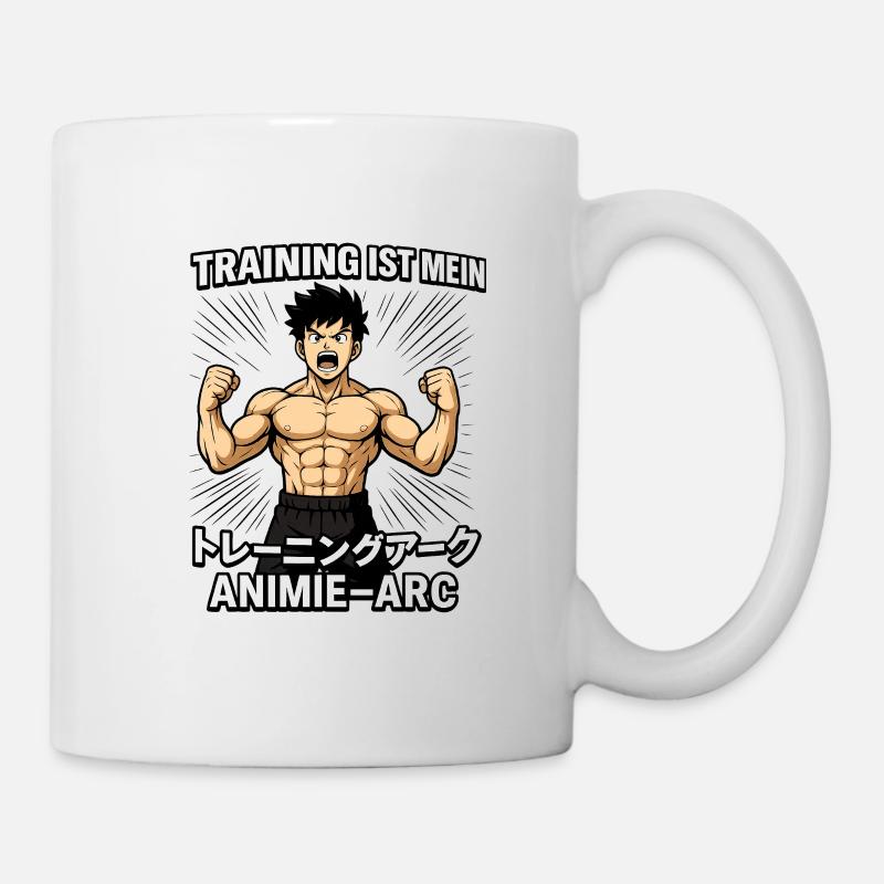 L’entraînement est mon arc d’anime - Mug blanc - blanc
