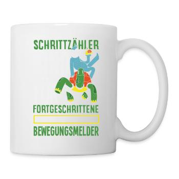 Podomètre? J’utilise le détecteur de mouvement - Mug blanc - blanc - Droite