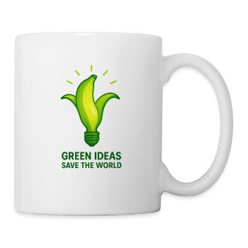 Idées vertes Lumière - Mug blanc - blanc - Droite