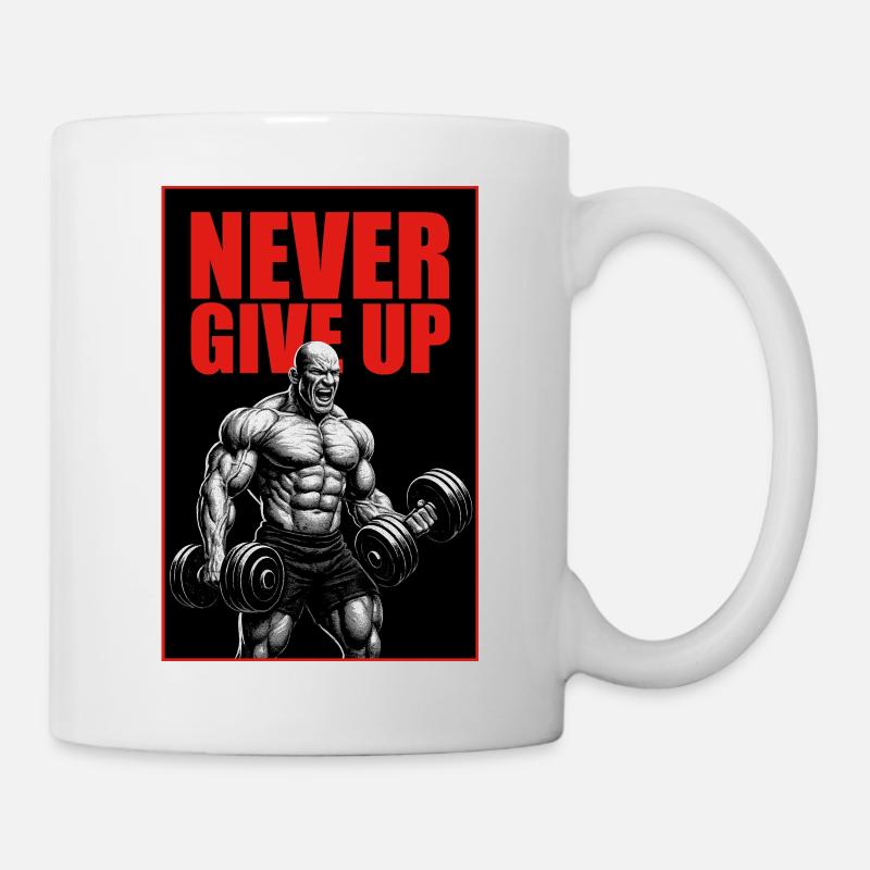 Never_Give_Up - Mug - white