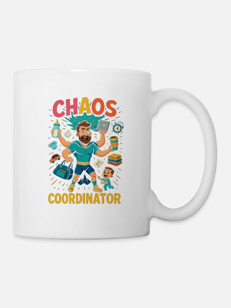 Chaos Coordinator – Funny Sayings Shirt for Elt - Mug - white