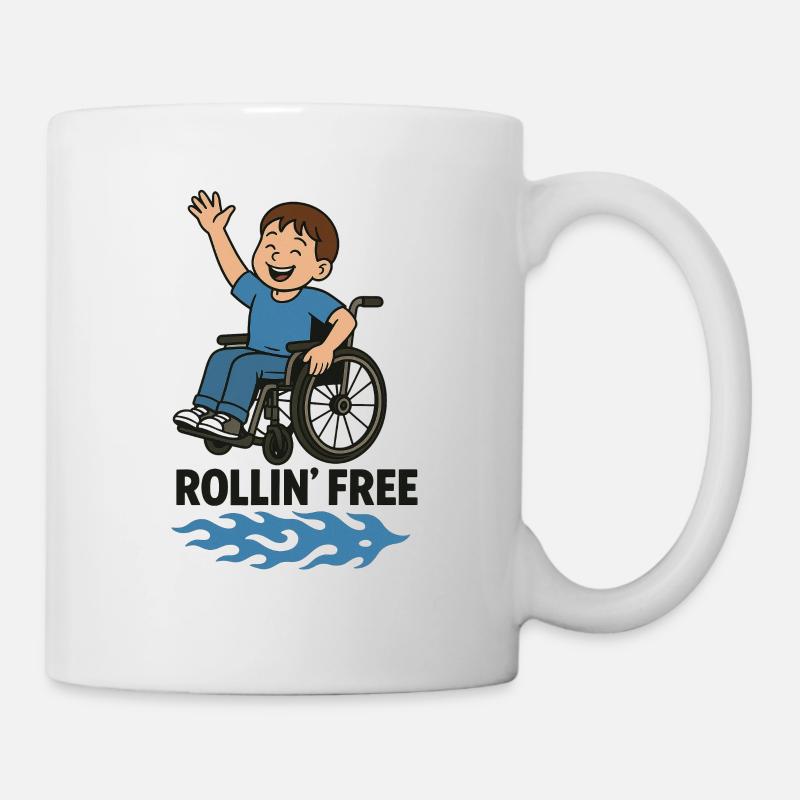 Rollin’Free Boy - Mug blanc - blanc