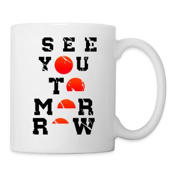 See You Tomorrow Inspiration Art Japon - Mug blanc - blanc - Droite