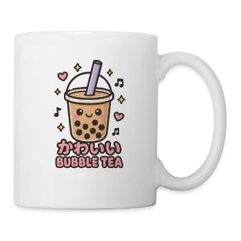 Kawaii Bubble Tea Sticker - Mug - white - Right