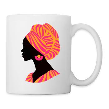Africa African Woman Traditional Design - Mug - white - Right
