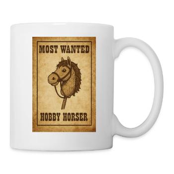 Most Wanted – Hobby Horsing Western Style - Tasse - Weiß - Rechts