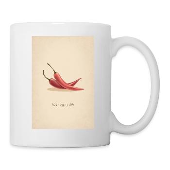 Chili Chill Motiv - Tasse - Weiß - Rechts