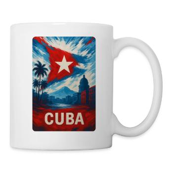 Cuba – Fierté des Caraïbes - Mug blanc - blanc - Droite
