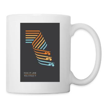 Ride It Like You Stole It – Bike Design - Mug - white - Right