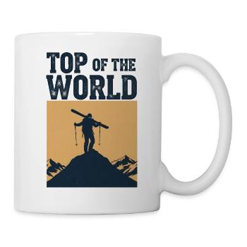 Ski de randonnée Top of the World Silhouette - Mug blanc - blanc - Droite