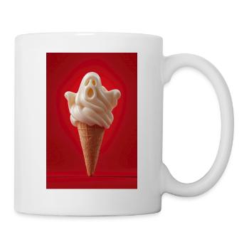 Spooky Ghost IceCream Cone - Tasse - Weiß - Rechts