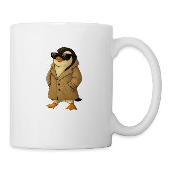 Penguin Detective Trench Coat - Mug - white - Right