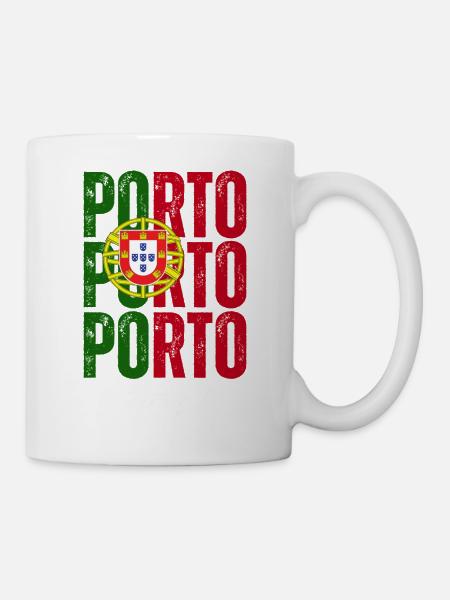 Porto Portugal, souvenir of Porto - Mug - white