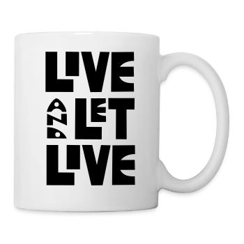 Live and let live by Cean - Mug - white - Right