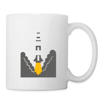 Rocket launch - Mug - white - Right