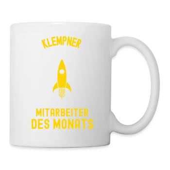 Plombier Employé du mois Plomberie Collègue plombier - Mug blanc - blanc - Droite