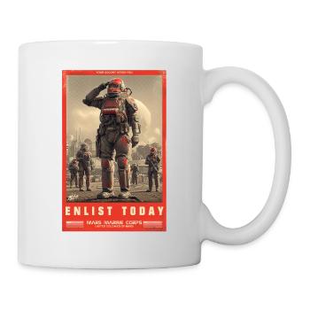 Mars Marine Corps - Tasse - Weiß - Rechts
