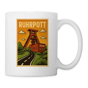 Ruhrpott - Tasse - Weiß - Rechts