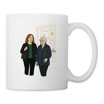 Oma Karin - Tasse - Weiß - Rechts