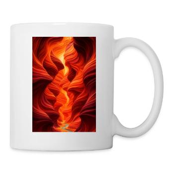 One Hundred Magic Places - Antelope Canyon, USA - Mug - white - Right