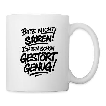 S’il vous plaît, ne dérangez pas, je suis déjà dérangé – ironisc - Mug blanc - blanc - Droite
