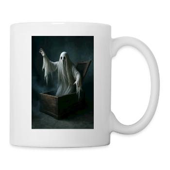 Fantôme du cercueil - Mug blanc - blanc - Droite