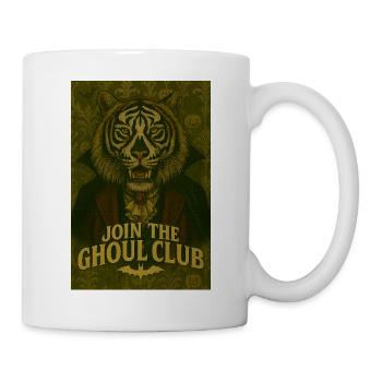 Ghoul Club Tiger Portrait - Mug - white - Right