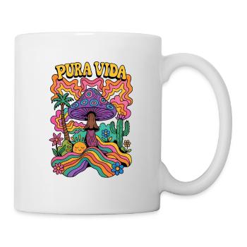 PURA VIDA SHROOM WORLD - Tasse - Weiß - Rechts